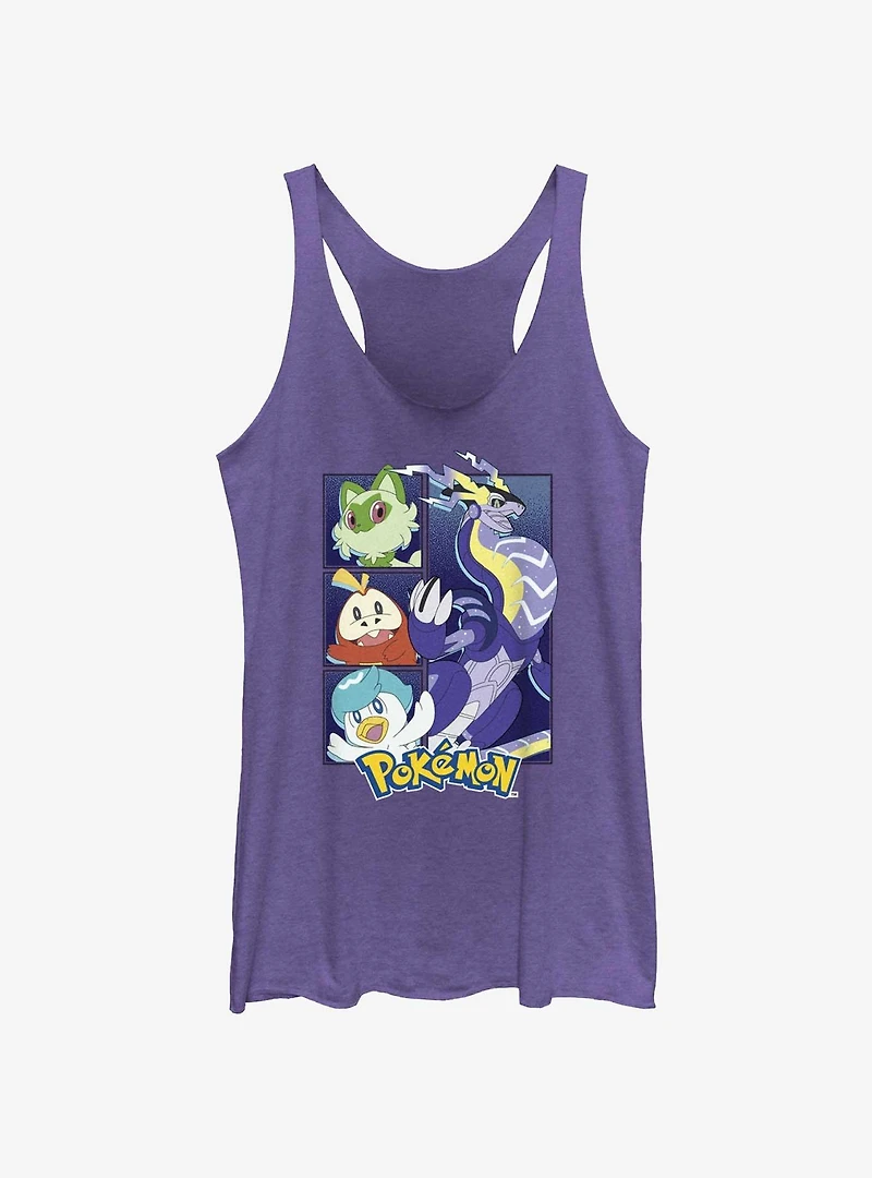 Pokemon Scarlet & Violet Starters Womens Tank Top