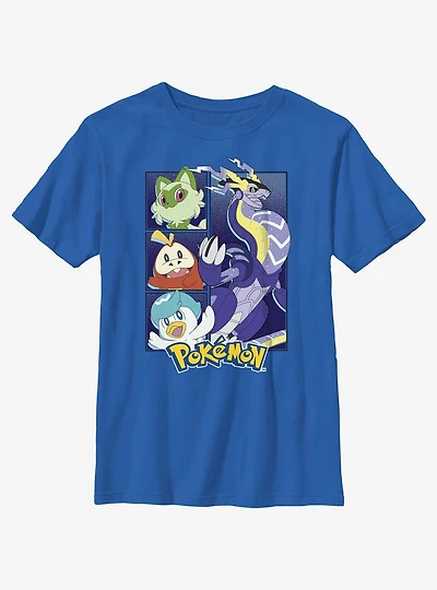 Pokemon Scarlet & Violet Starters Youth T-Shirt