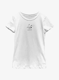 Pokemon Pikachu Leap Youth Girls T-Shirt