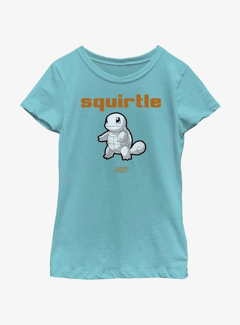 Pokemon Squirtle 007 Youth Girls T-Shirt