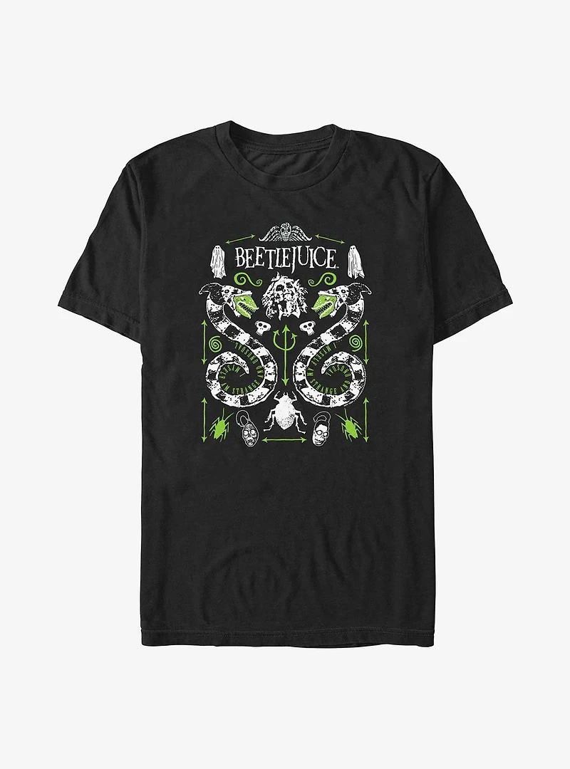 Beetlejuice Sandworm Folk Big & Tall T-Shirt