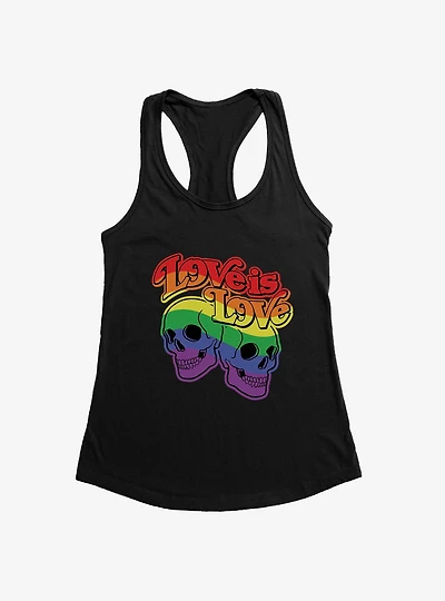 Pride Love Is Skulls Girls Tank