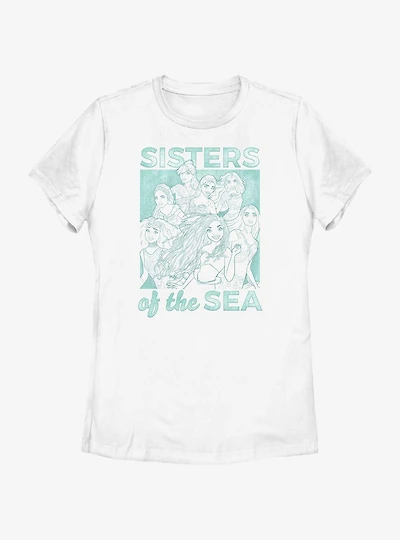 Disney the Little Mermaid Live Action Sisters of Sea Womens T-Shirt
