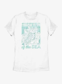 Disney the Little Mermaid Live Action Sisters of Sea Womens T-Shirt