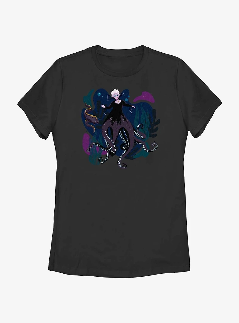 Disney The Little Mermaid Live Action Ursula With Flotsam and Jetsam Womens T-Shirt