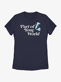 Disney The Little Mermaid Live Action Part of Your World Womens T-Shirt