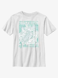 Disney the Little Mermaid Live Action Sisters of Sea Youth T-Shirt