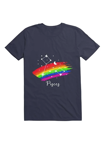 Pisces Astrology Zodiac Sign LGBT T-Shirt