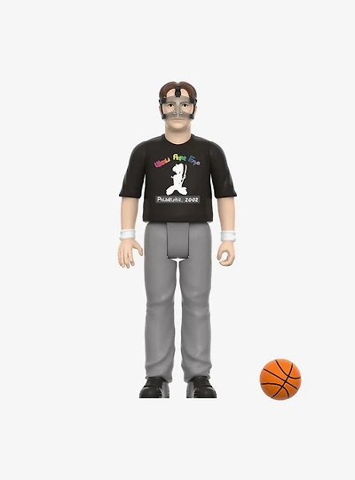 Super7 ReAction The Office Dwight Schrute Basketball Figure
