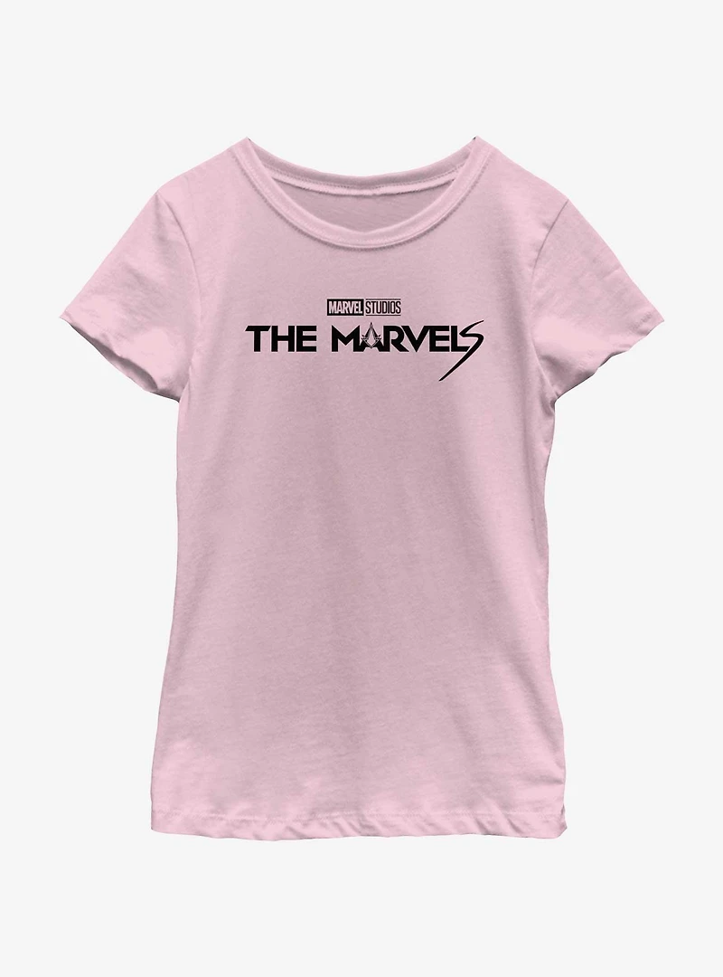 Marvel The Marvels Logo Girls Youth T-Shirt