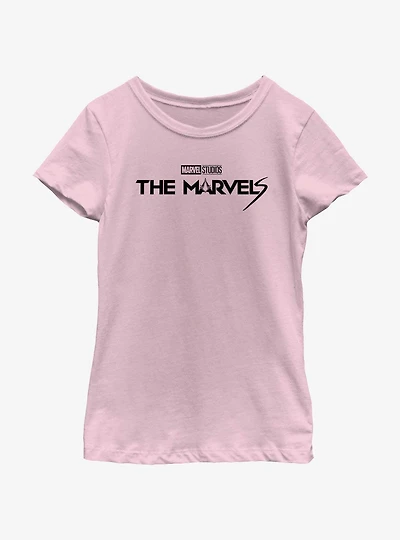 Marvel The Marvels Logo Girls Youth T-Shirt