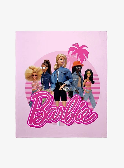 Barbie Retro Crew Throw Blanket