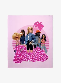 Barbie Retro Crew Throw Blanket