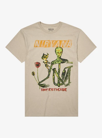 Nirvana Incesticide Boyfriend Fit Girls T-Shirt