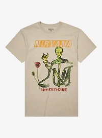 Nirvana Incesticide Boyfriend Fit Girls T-Shirt