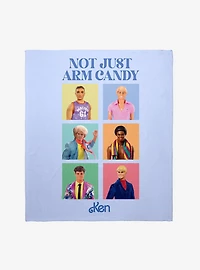 Barbie Ken Not Just Arm Candy Throw Blanket
