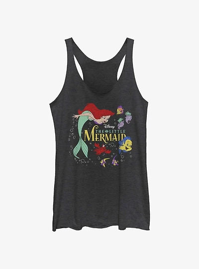 Disney The Little Mermaid Movie Poster Womens Tank Top