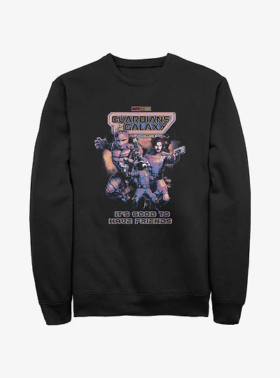 Marvel Guardians of the Galaxy Vol. 3 It's Good To Have Friends Poster Sweashirt