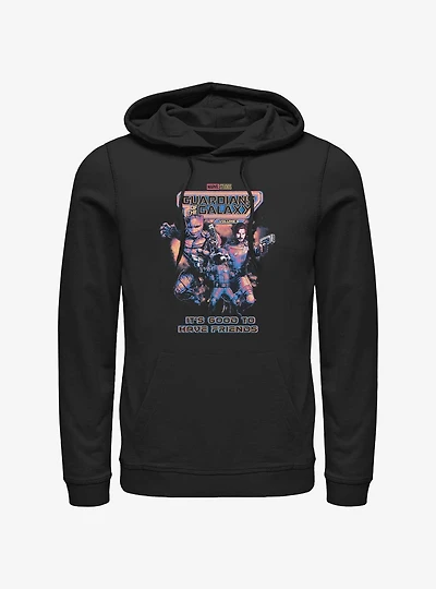 Marvel Guardians of the Galaxy Vol. 3 It's Good To Have Friends Poster Hoodie