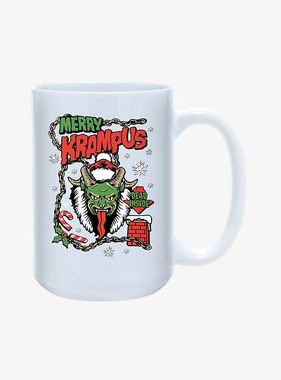 Merry Krampus Chains Mug 15oz