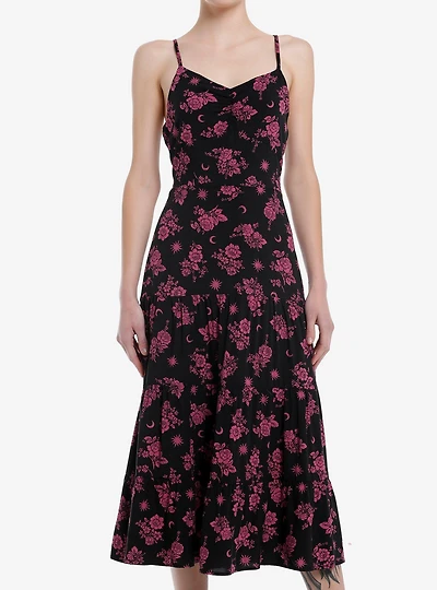 Daisy Street Purple Floral Cami Dress