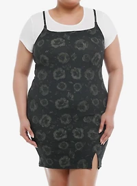 Thorn & Fable® Green Rose Twofer Dress Plus