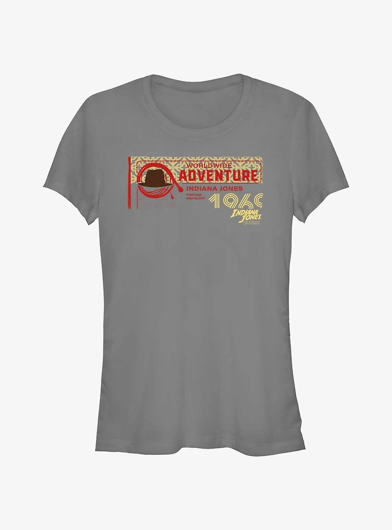 Indiana Jones and the Dial of Destiny Adventure Hat and Lasso Girls T-Shirt