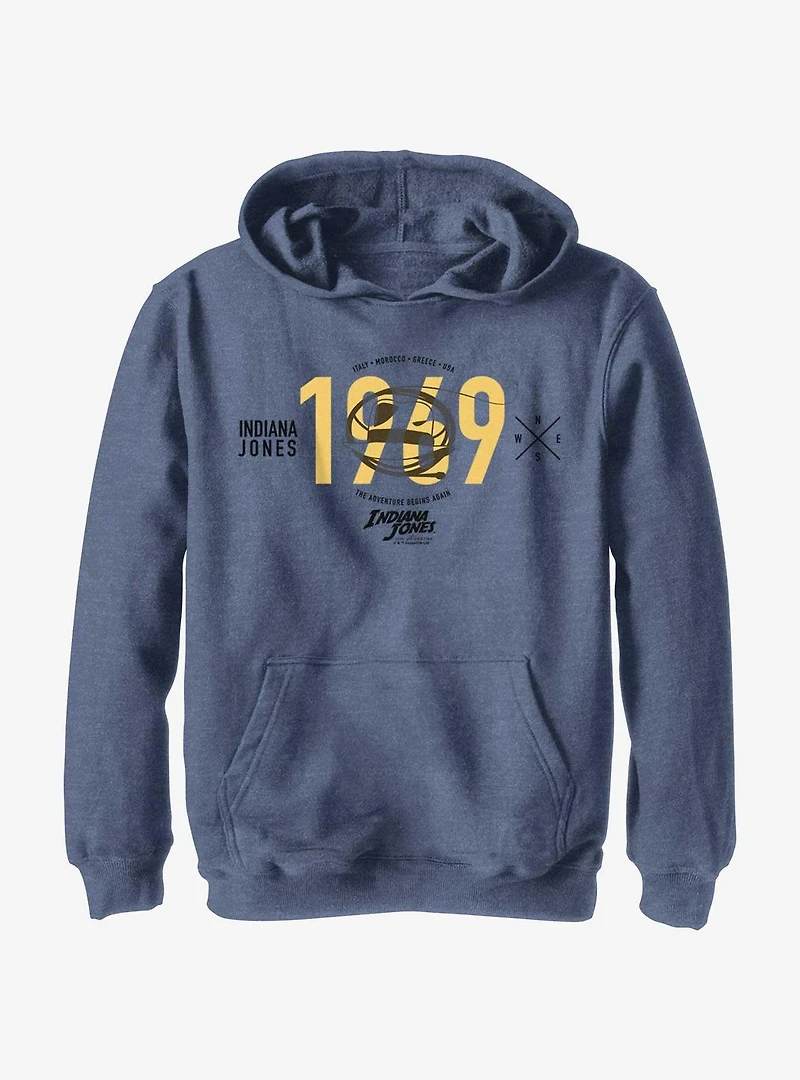 Indiana Jones and the Dial of Destiny World Adventurer Youth Hoodie