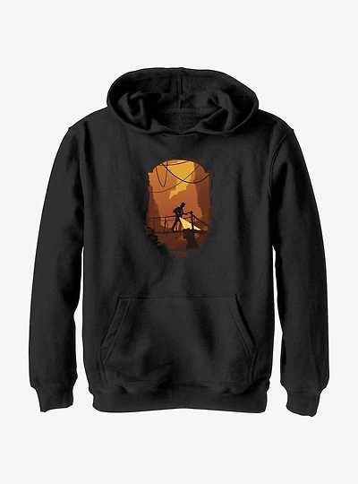 Indiana Jones and the Dial of Destiny Cave Exploring Youth Hoodie