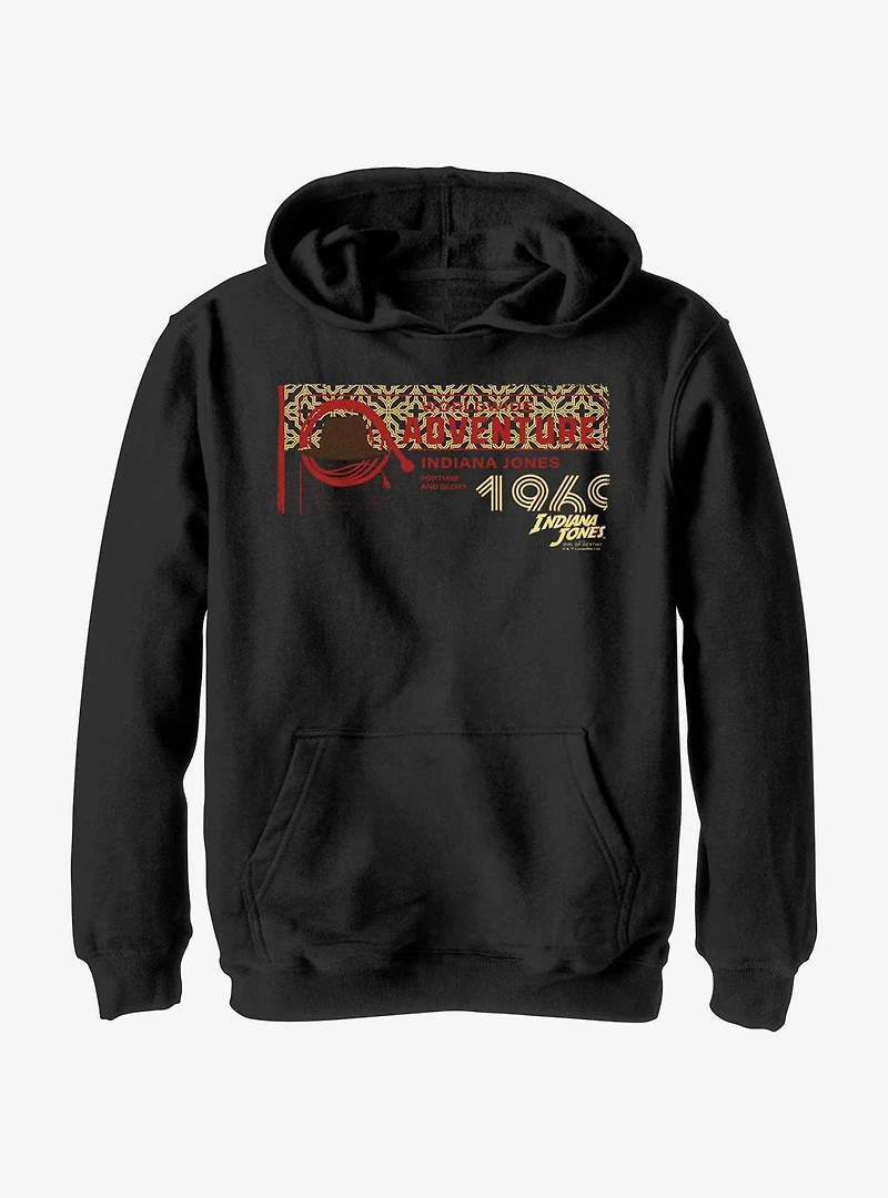 Indiana Jones and the Dial of Destiny Adventure Hat Lasso Youth Hoodie