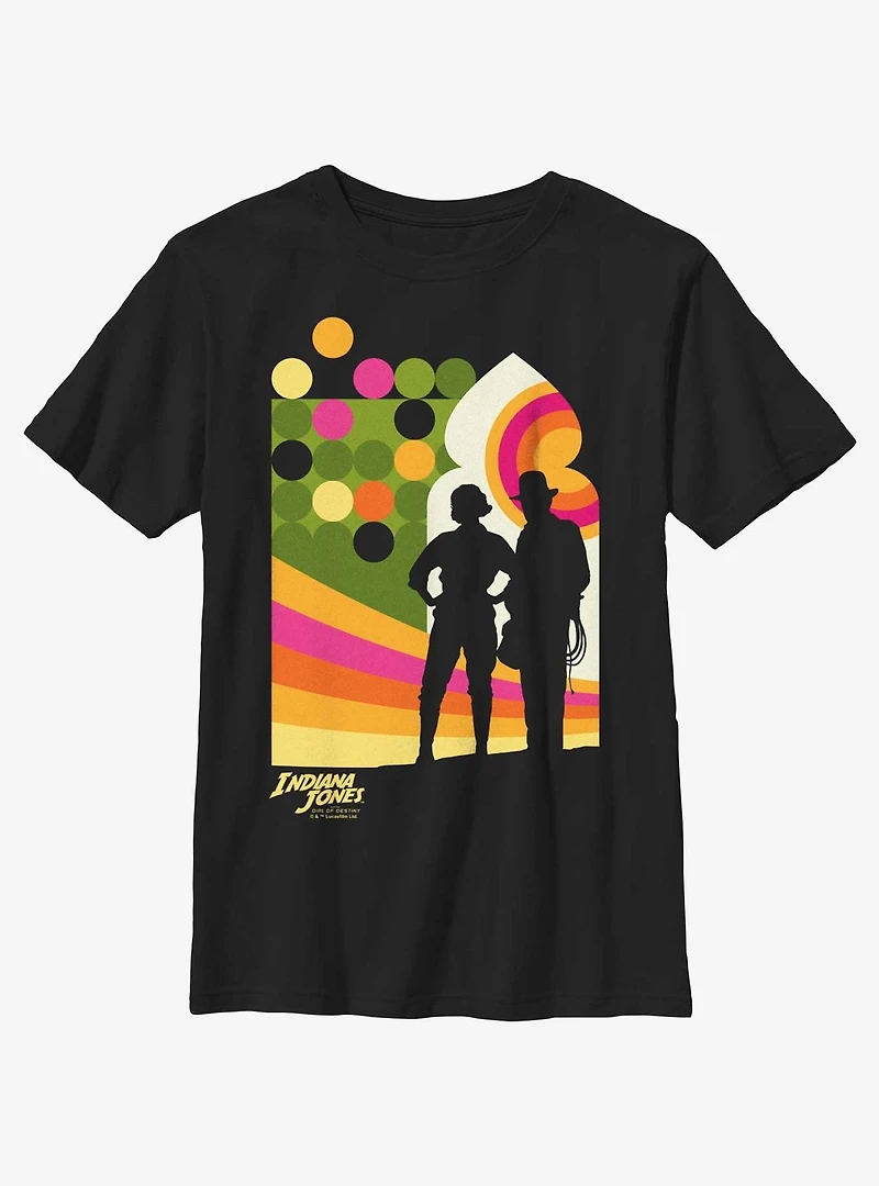Indiana Jones and the Dial of Destiny Swoosh Duo Youth T-Shirt