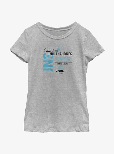 Indiana Jones and the Dial of Destiny Trusted Stamp Girls Youth T-Shirt