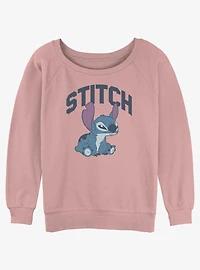 Disney Lilo & Stitch Hangry Stitch Girls Slouchy Sweatshirt
