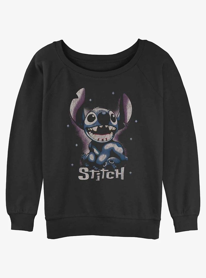 Disney Lilo & Stitch Dark Stitch Girls Slouchy Sweatshirt