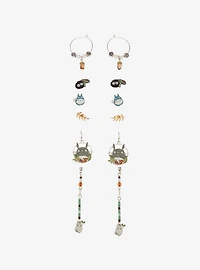 Studio Ghibli My Neighbor Totoro Fall Characters Earring Set