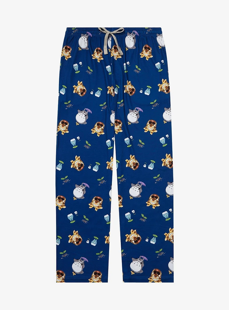 Studio Ghibli My Neighbor Totoro Allover Print Icons Sleep Pants - BoxLunch Exclusive