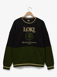 Marvel Loki Panel Crewneck - BoxLunch Exclusive
