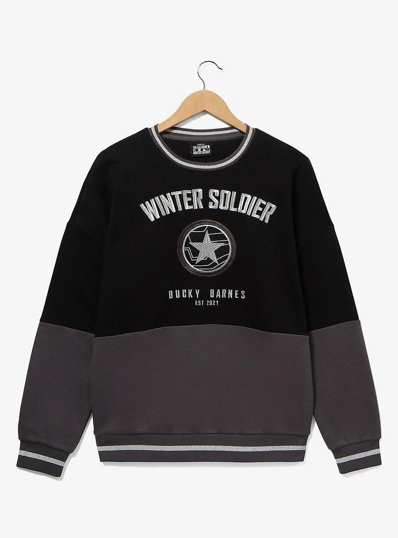 Marvel Winter Soldier Panel Crewneck - BoxLunch Exclusive