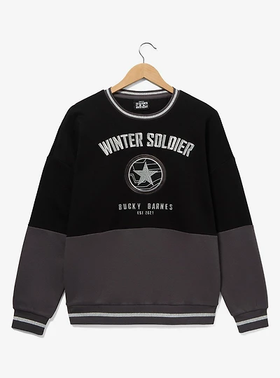 Marvel Winter Soldier Panel Crewneck - BoxLunch Exclusive