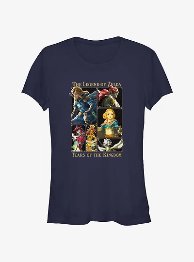 The Legend of Zelda: Tears of the Kingdom Hero Boxup Girls T-Shirt