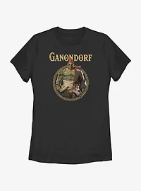 the Legend of Zelda: Tears Kingdom Ganondorf Badge Womens T-Shirt