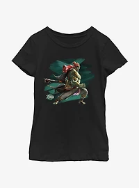 the Legend of Zelda: Tears Kingdom Ganondorf Logo Youth Girls T-Shirt