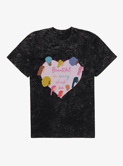 Barbie Beautiful In Every Shade Mineral Wash T-Shirt
