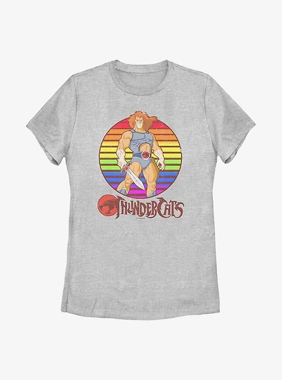 Thundercats Lion-O Retro Sunset Womens T-Shirt