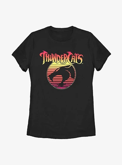 Thundercats 80s Sunset Logo Womens T-Shirt