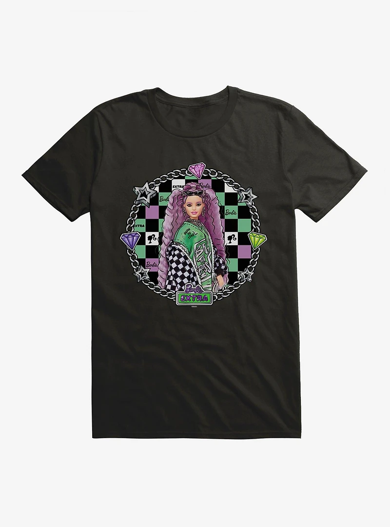 Barbie Extra Doll Green Glam Chain T-Shirt