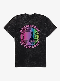 Barbie Barbiecore To The Core Mineral Wash T-Shirt