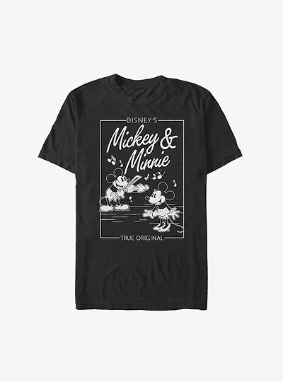 Disney Mickey Mouse & Minnie Music Cover Heavyweight T-Shirt