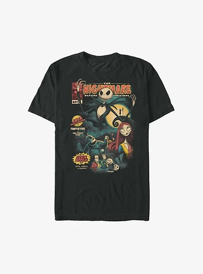 The Nightmare Before Christmas Comic Cover Extra Soft T-Shirt