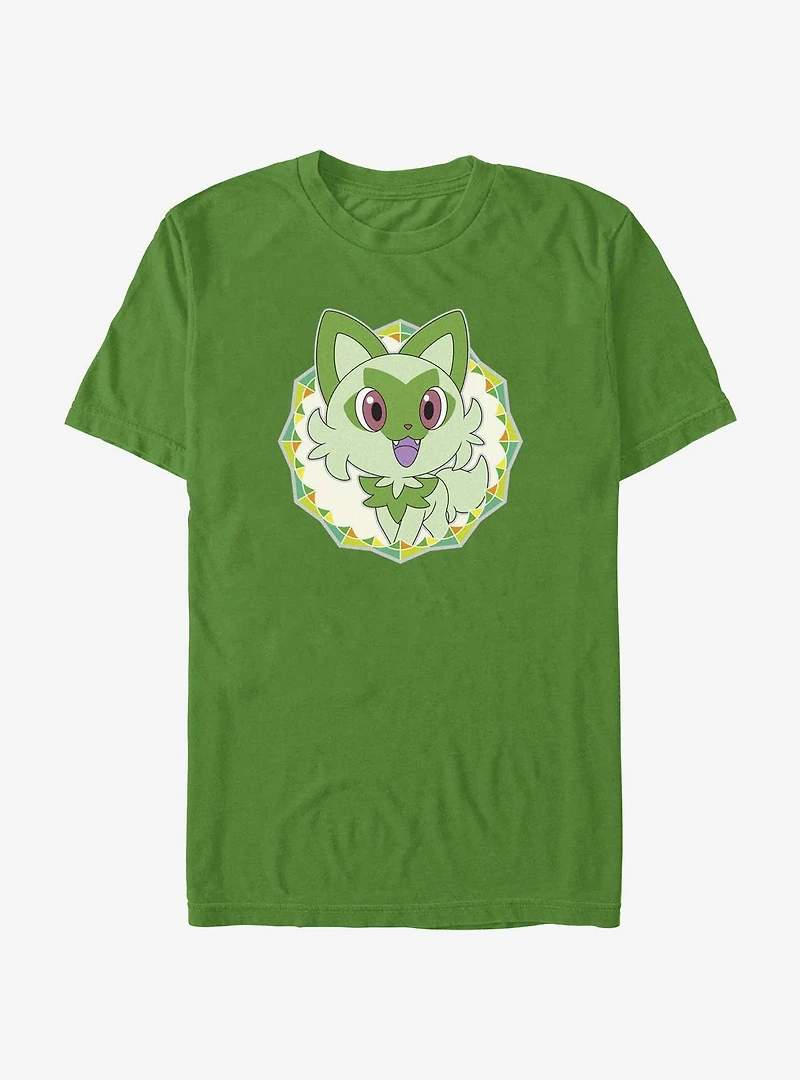 Pokemon Sprigatito Sparkle Extra Soft T-Shirt